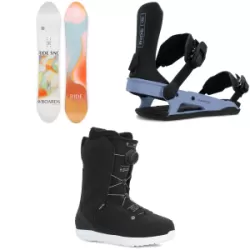 Women's Ride Compact Snowboard 2024 - Package