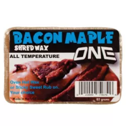 OneBall Maple Bacon Bar Snowboard Wax All Temp 2025 | Plastic