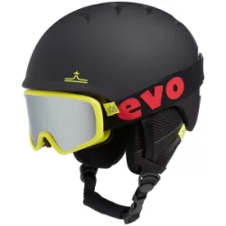 Kid's evo Sessel Helmet + Goggle Combo 2024 - O/S
